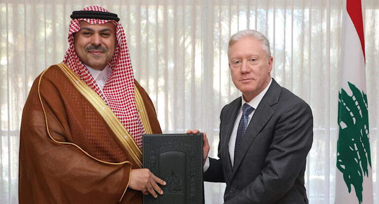 رجي يستقبل السفير السعودي الجديد